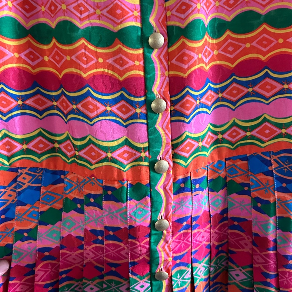 SALONI Karen Graphic Stripe-Printed Dress - Picture 7 of 14